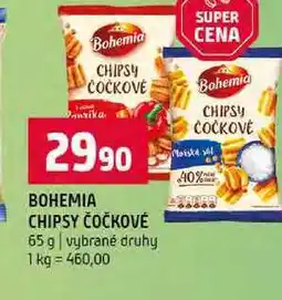Terno BOHEMIA CHIPSY ČOČKOVÉ 65 g vybrané druhy nabídka