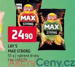 Terno LAY'S MAX STRONG 55 g vybrané druhy nabídka