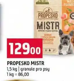 Terno PROPESKO MISTR 1,5 kg granule pro psy nabídka