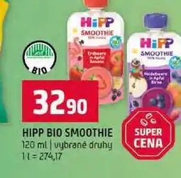 Terno HIPP BIO SMOOTHIE 120 ml vybrané druhy nabídka
