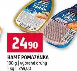 Terno HAMÉ POMAZÁNKA 100 g vybrané druhy nabídka