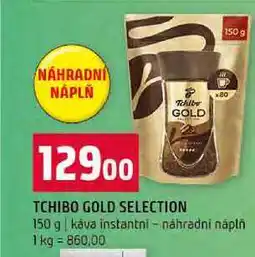 Terno TCHIBO GOLD SELECTION 150 g káva instantní náhradní náplň nabídka