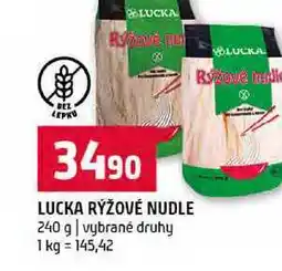 Terno LUCKA RÝŽOVÉ NUDLE 240 g vybrané druhy nabídka