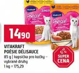 Terno VITAKRAFT POÉSIE DÉLISAUCE 85 g kapsička pro kočky vybrané druhy nabídka