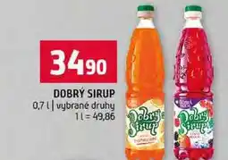 Terno DOBRÝ SIRUP 0,7l vybrané druhy nabídka