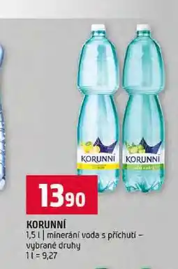 Terno KORUNNÍ 1,5l minerání voda s příchutí vybrané druhy nabídka