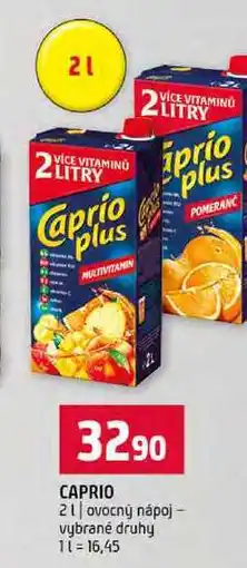 Terno CAPRIO 2l ovocný nápoj vybrané druhy nabídka