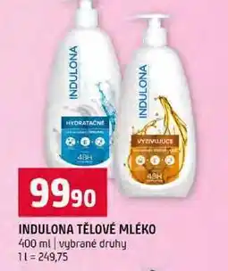 Terno INDULONA TĚLOVÉ MLÉKO 400 ml vybrané druhy nabídka