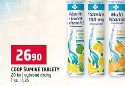 Terno COOP ŠUMIVÉ TABLETY 20 ks vybrané druhy nabídka