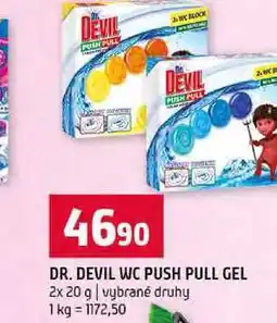 Terno DR. DEVIL WC PUSH PULL GEL 2x 20 g vybrané druhy nabídka