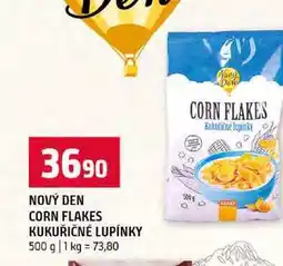 Terno NOVÝ DEN CORN FLAKES KUKUŘIČNÉ LUPÍNKY 500 g nabídka