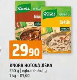 Terno KNORR HOTOVÁ JÍŠKA 250 g vybrané druhy nabídka