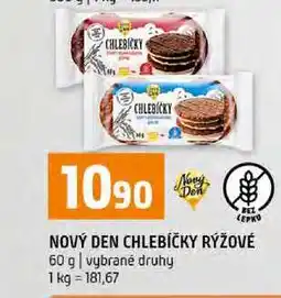 Terno NOVÝ DEN CHLEBÍČKY RÝŽOVÉ 60 g vybrané druhy nabídka