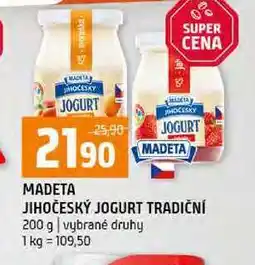 Terno MADETA JIHOČESKÝ JOGURT TRADIČNÍ 200 g vybrané druhy nabídka