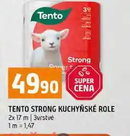 Terno TENTO STRONG KUCHYŇSKÉ ROLE 2x 17 m | 3vrstvé nabídka