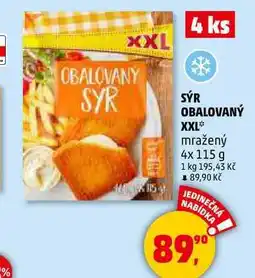 Penny Market SÝR OBALOVANÝ XXL, 4x 115 g nabídka