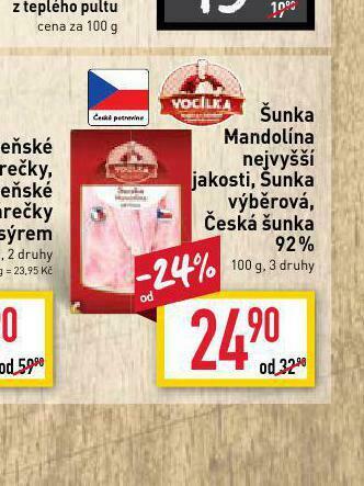Billa Šunka výběrová nabídka