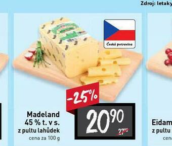 Billa Madeland 45% nabídka