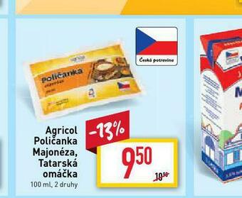 Billa Agricol poličanka majonéza nabídka