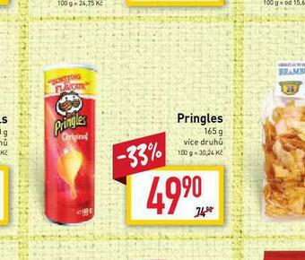 Billa Pringles nabídka