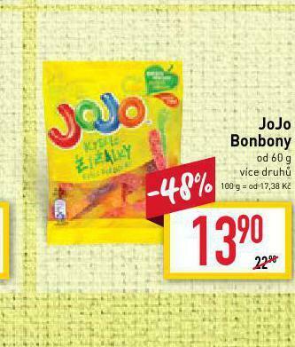 Billa Jojo bonbony nabídka