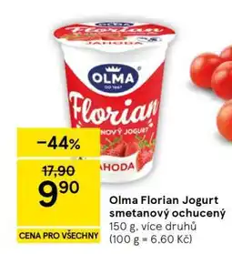 Tesco Olma Florian Jogurt smetanový ochucený nabídka