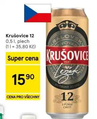 Tesco Krušovice 12 nabídka