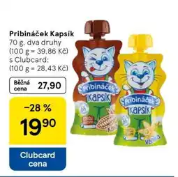 Tesco Pribináček kapsík nabídka