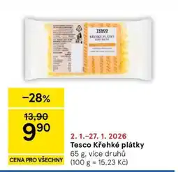 Tesco Tesco Křehké plátky nabídka