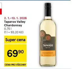 Tesco Taparoo Valley Chardonnay nabídka
