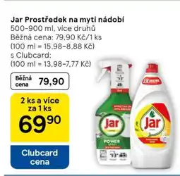 Tesco JAR Prostředek na mytí nádobí nabídka