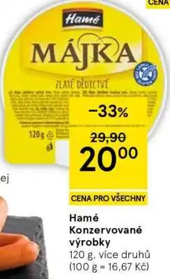 Tesco Hamé Májka Zlaté Dědictví nabídka