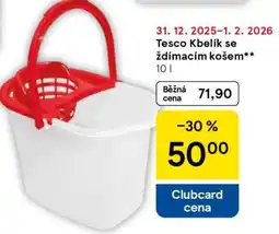 Tesco Tesco Kbelík se ždímacím košem nabídka