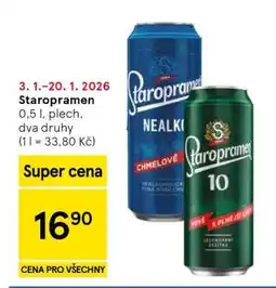Tesco Staropramen nabídka