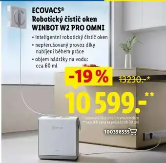 ECOVACS Robotický čistič oken WINBOT W2 PRO OMNI