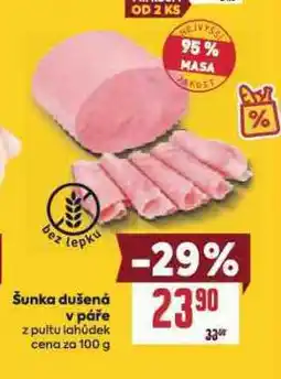 Billa Šunka dušená v páře nabídka