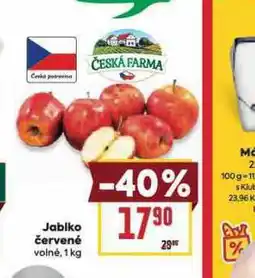 Billa Jablo červené nabídka