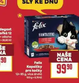 Billa Felix kapsičky pro kočky nabídka