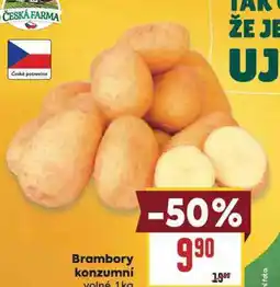 Billa Brambory konzumní nabídka