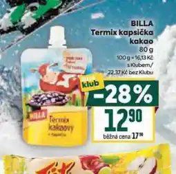 Billa Billa termix kapsička kakao nabídka