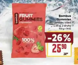 Billa Bombus gummies nabídka