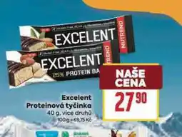 Billa Excelent proteinová tyčinka nabídka