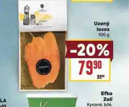 Billa Uzený losos nabídka