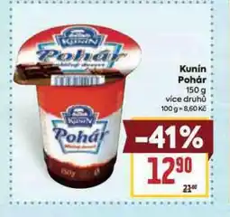 Billa Kunín pohár nabídka