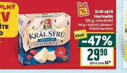 Billa Král sýrů hermelín nabídka