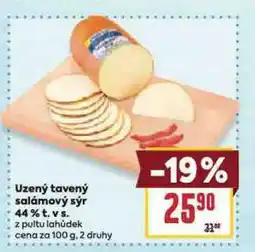 Billa Uzený tavený salámový sýr 44% nabídka