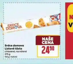 Billa Listové těsto nabídka