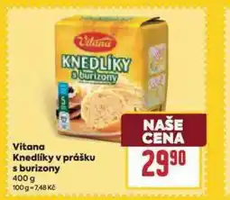 Billa Vitana knedlíky v prášku s burizony nabídka
