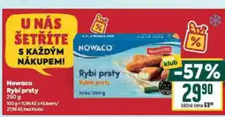 Billa Nowaco rybí prsty nabídka