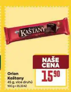 Billa Orion kaštany nabídka